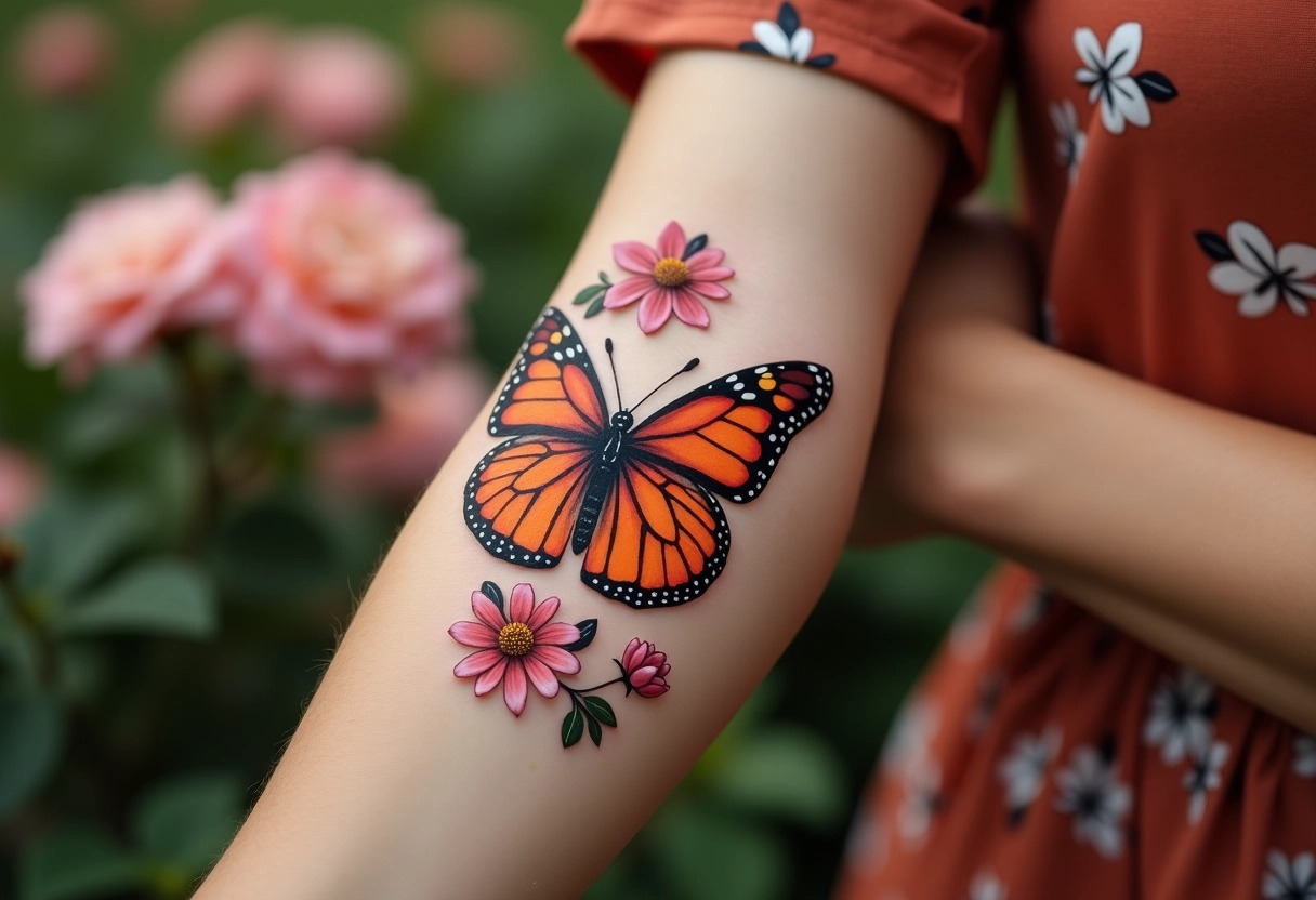 tatouage papillon