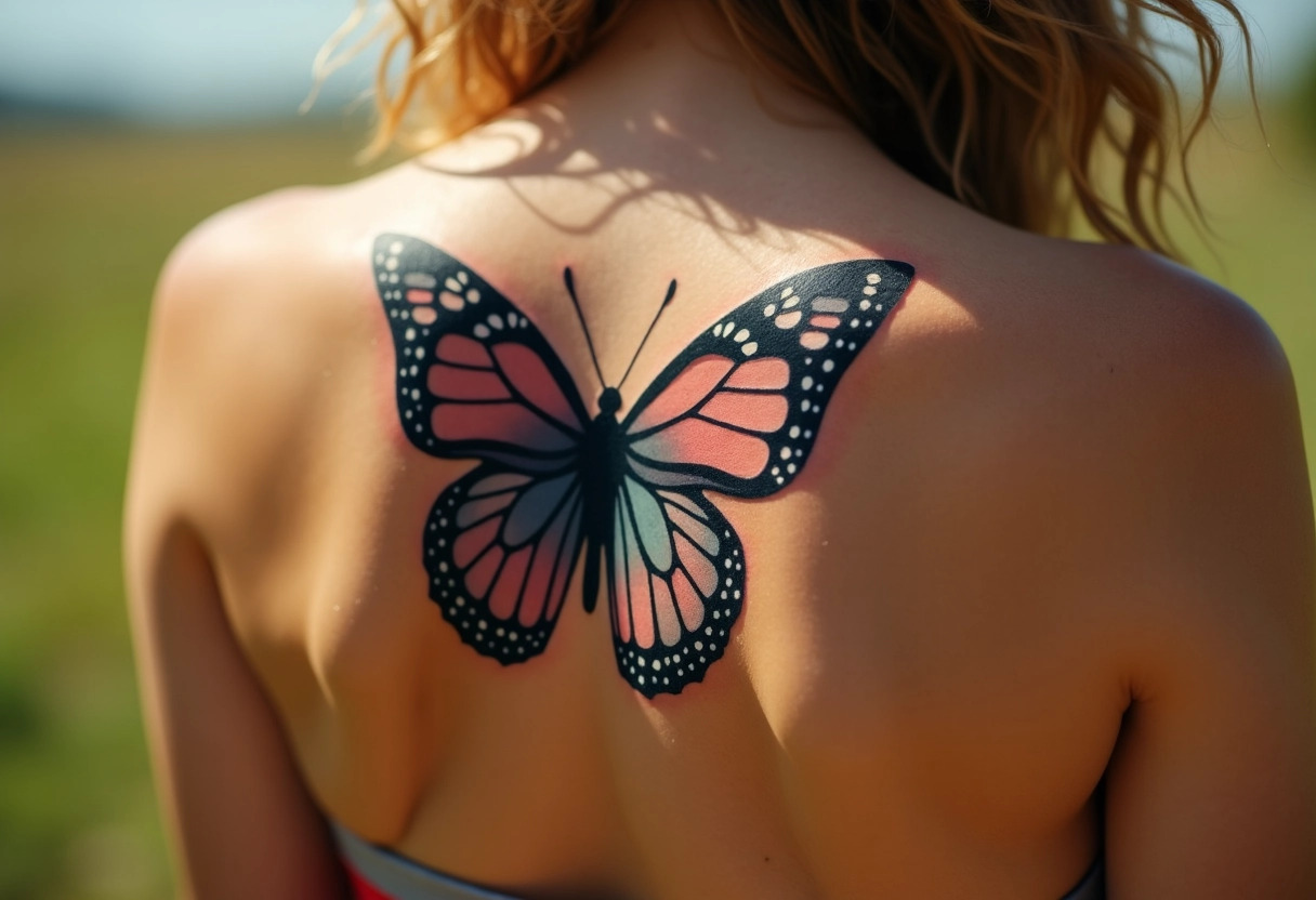 tatouage papillon