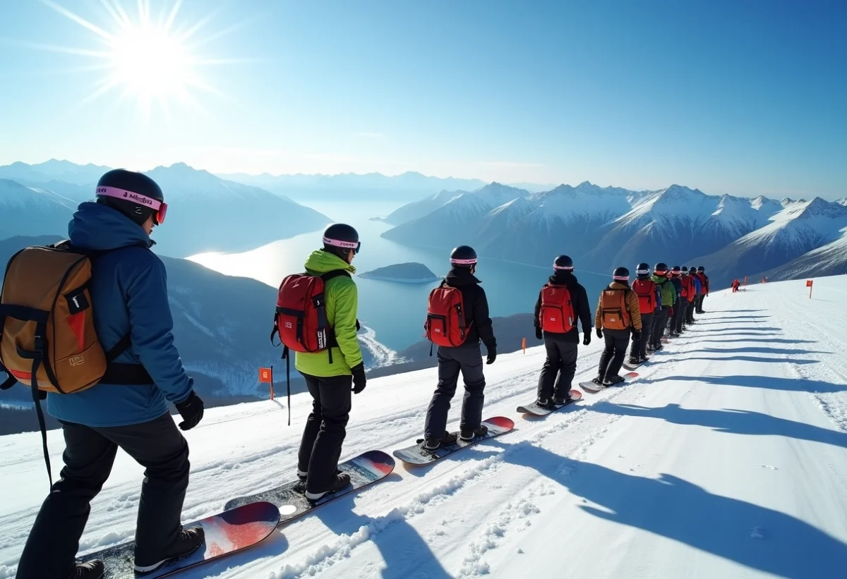 snowboard en sécurité